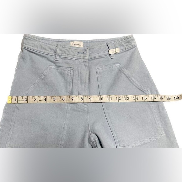 Aritzia Wilfred Free Modern Mid-rise Utility Pant/Gd Azurine blue - size 0 - Picture 6 of 9